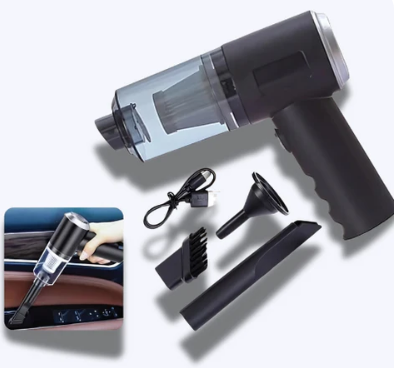 Mini aspirador inalámbrico portátil 3 en 1. Carga mediante USB